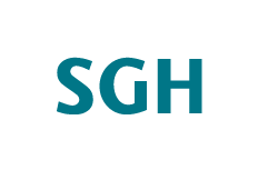 logotyp uczelni, trzy litery sgh